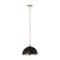 Z-Lite Landry 1 Light Pendant, Matte Black & Brushed Nickel 1004P14-MB-BN - alternate 3